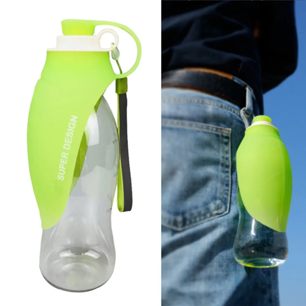 PAWS ASIA Amazon Popular High Quality Multifunctional Narrow Mouth Nozzle Squeeze Out Regular Dog Bottles Water 580ML
