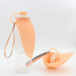 PAWS ASIA Amazon Popular High Quality Multifunctional Narrow Mouth Nozzle Squeeze Out Regular Dog Bottles Water 580ML