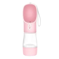 PAWS ASIA Wholesale Plastic Portable Travel Multi Use Dog Drink Bottle With Dog Food