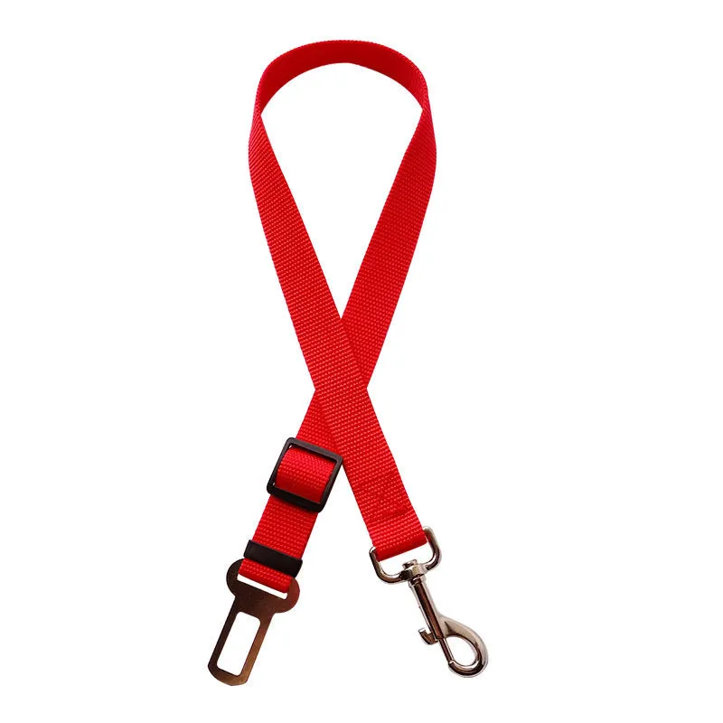 PawSecure: Adjustable Dog & Cat Car Seat Belt – Pet Safety Harness Clip