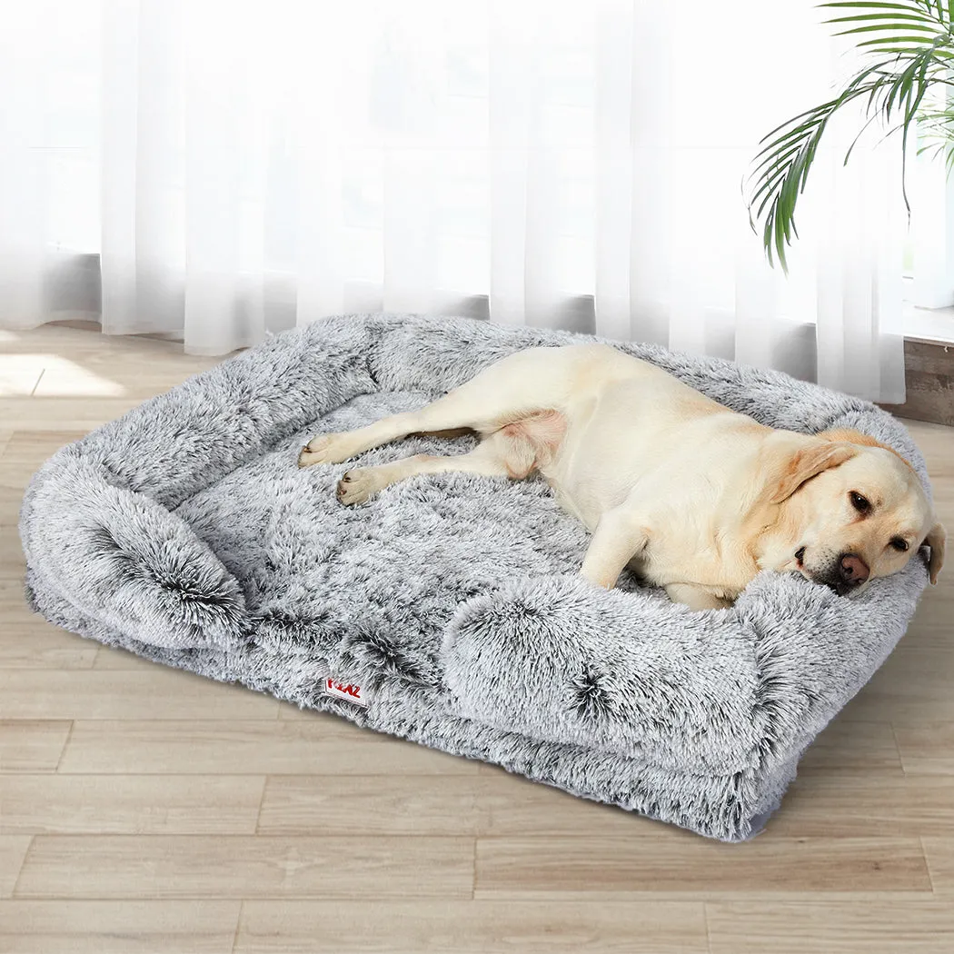 Pet Bed Orthopedic Sofa Dog Mattress Soft Warm Cushion - L