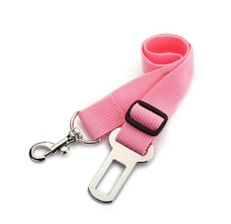 Pet car seat belt Nylon cat and dog car with adjustable length of leash
