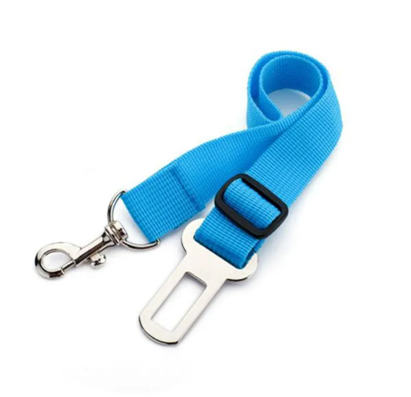 Pet car seat belt Nylon cat and dog car with adjustable length of leash