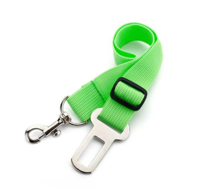Pet car seat belt Nylon cat and dog car with adjustable length of leash