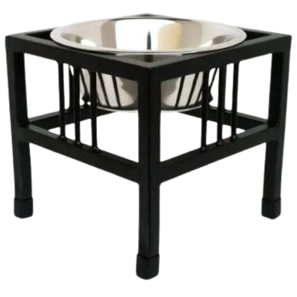 Pets Empire T Bar Metal Single Diner Bowl For Dogs