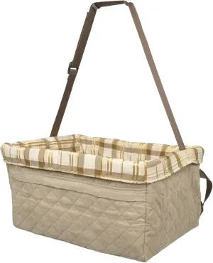 PetSafe Happy Ride Quilted Booster Seat - Dog Booster Seat for Cars, Trucks and SUVs