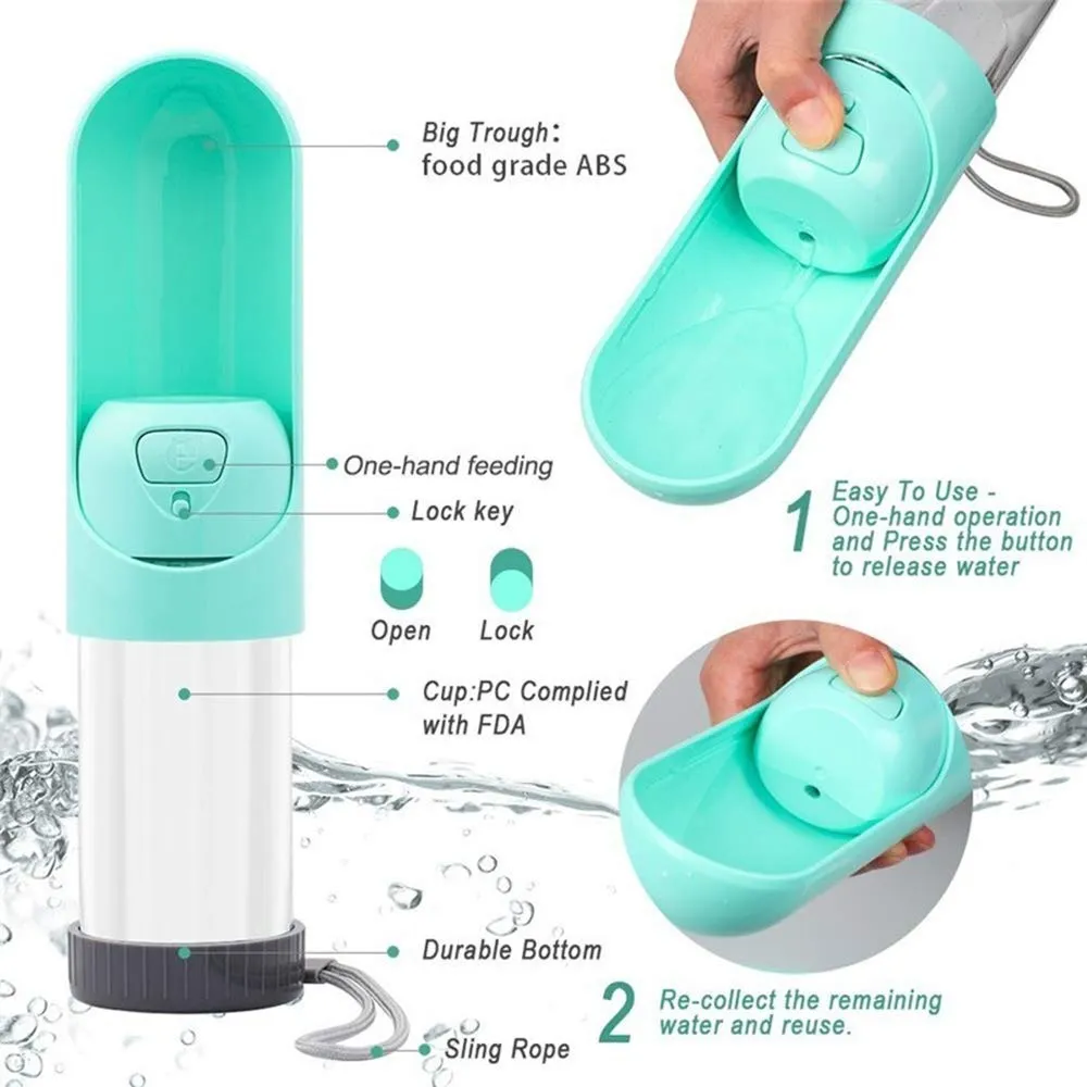 Portable Dog Water Bottle - 300ml