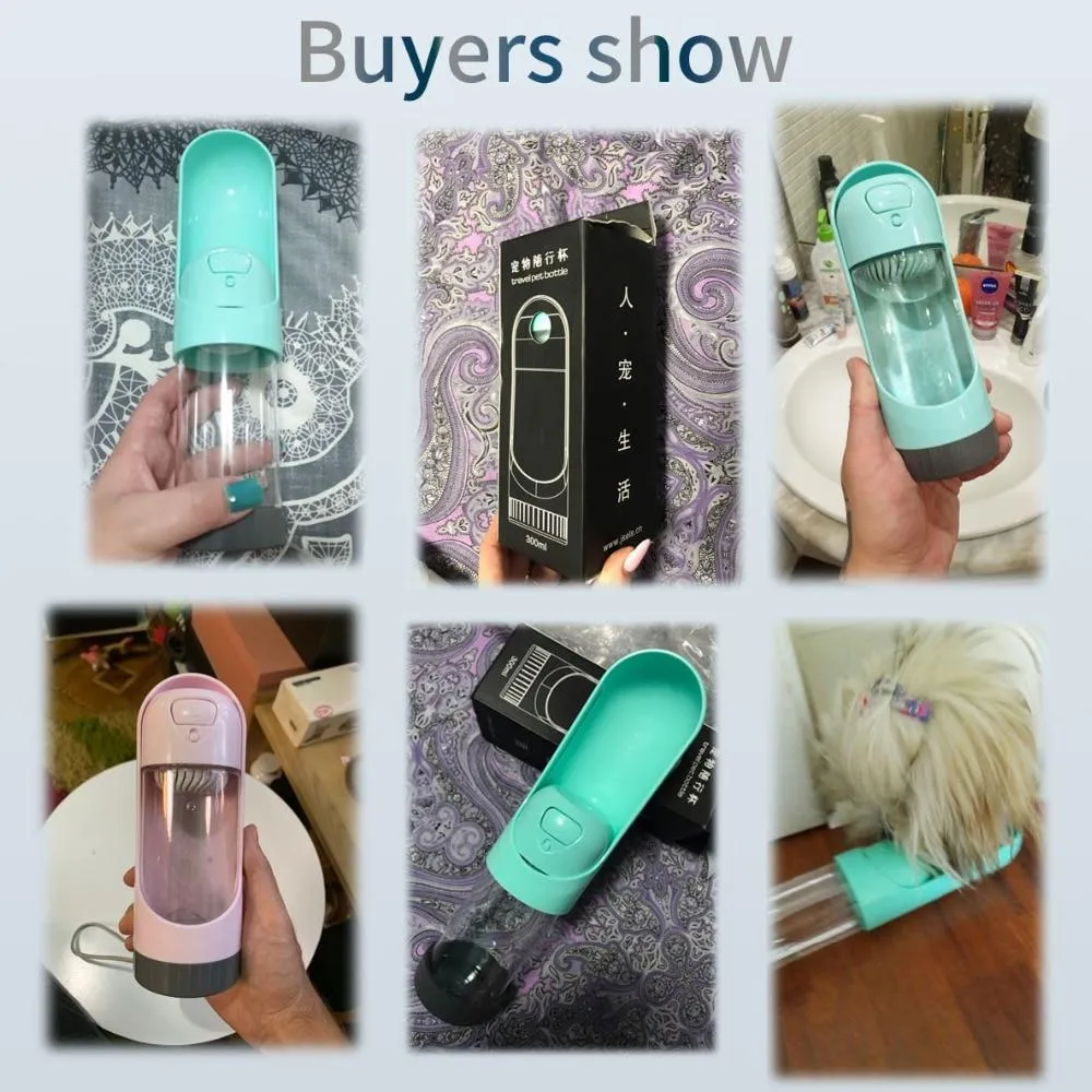 Portable Dog Water Bottle - 300ml