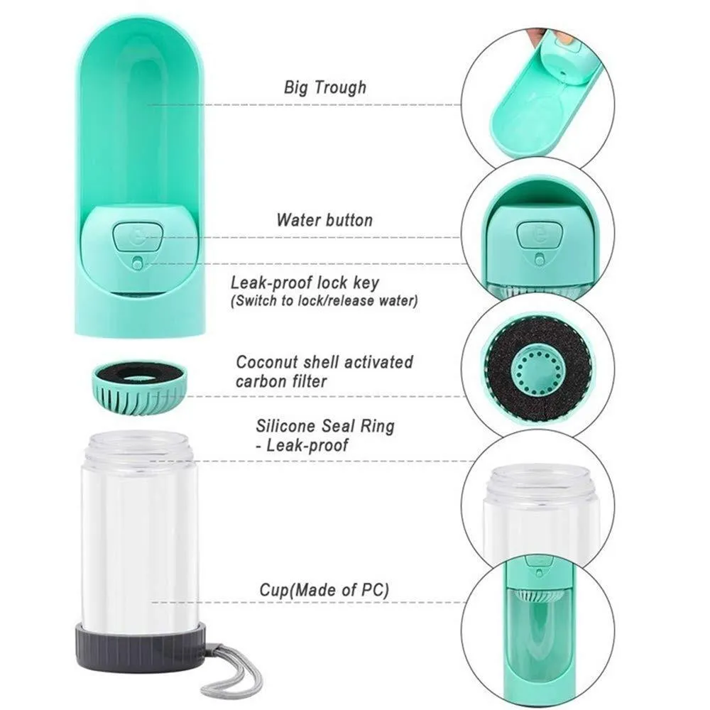 Portable Dog Water Bottle - 300ml