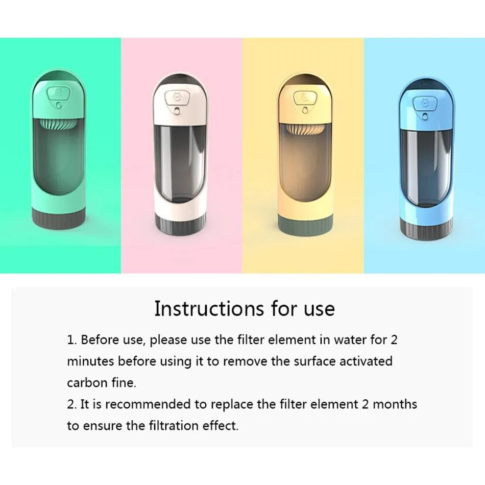 Portable Dog Water Bottle - 300ml