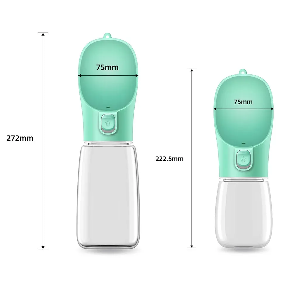 Portable Dog Water Bottle & Feeder – Outdoor Travel Drinking Container