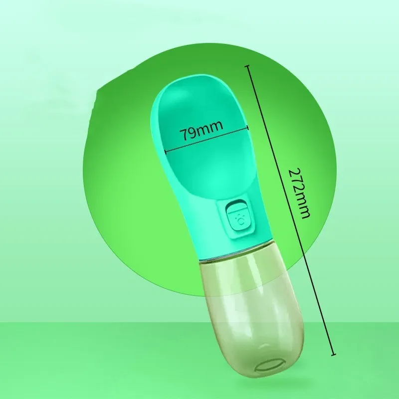 Portable Pet Water Bottle & Feeder Bowl – Travel Water and Food Dispenser for Dogs
