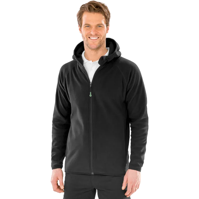 Result Recycled Unisex Hooded Microfleece Jacket