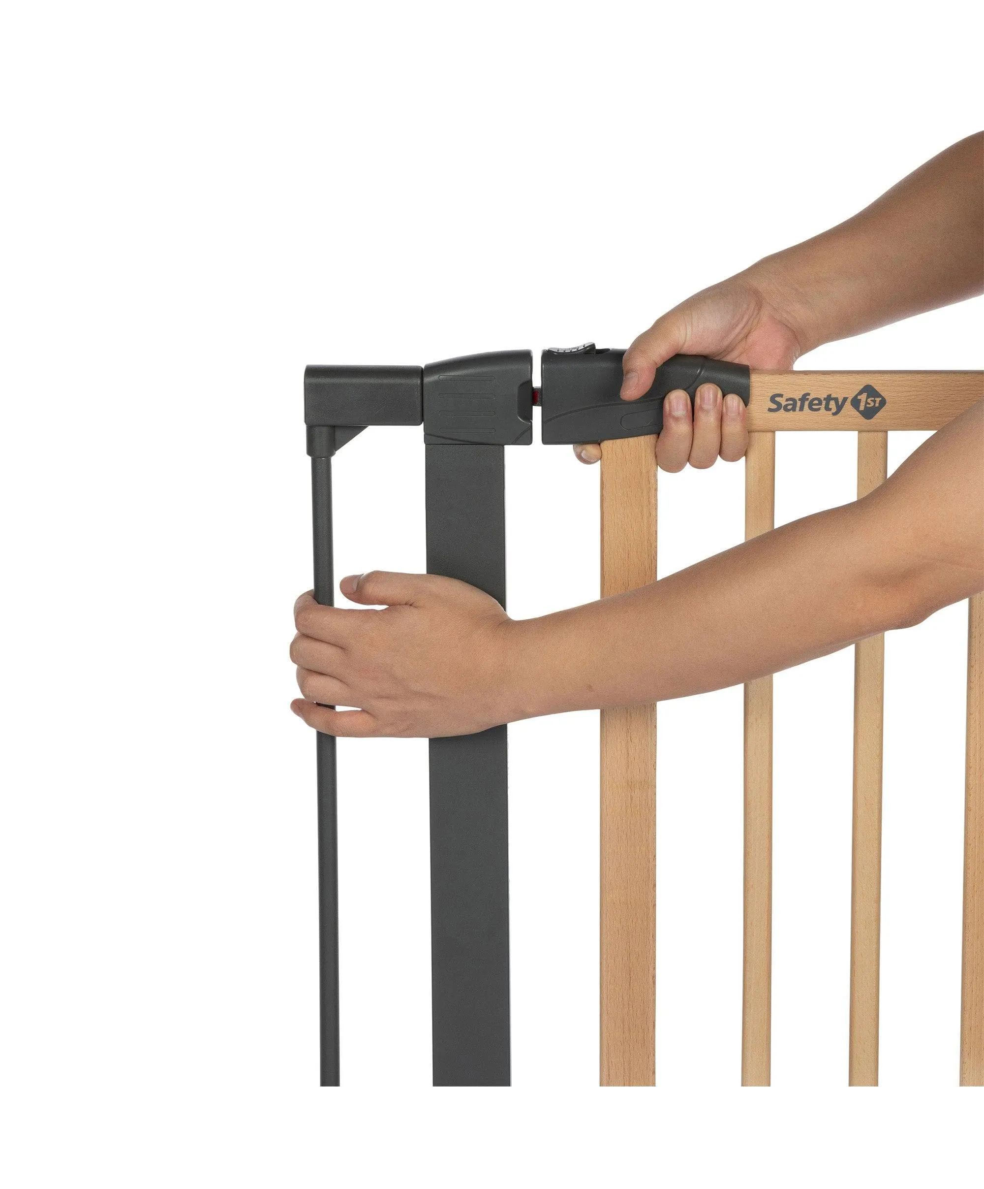 Safety 1st Simply Close Gate Wood & Metal 7cm Extension - Black