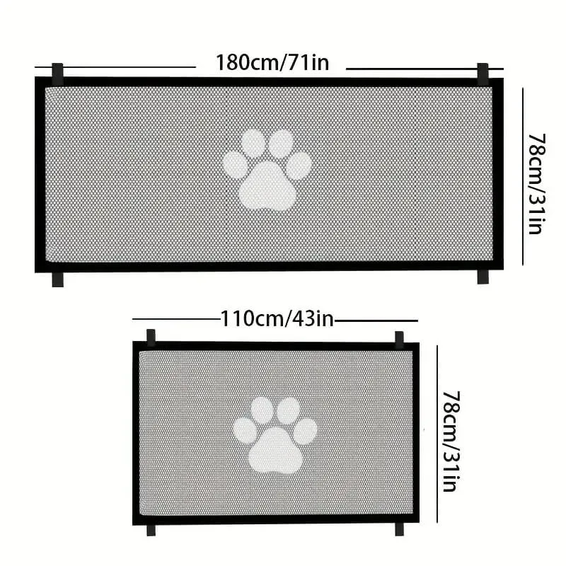 Secure Portable Pet Safety Gate
