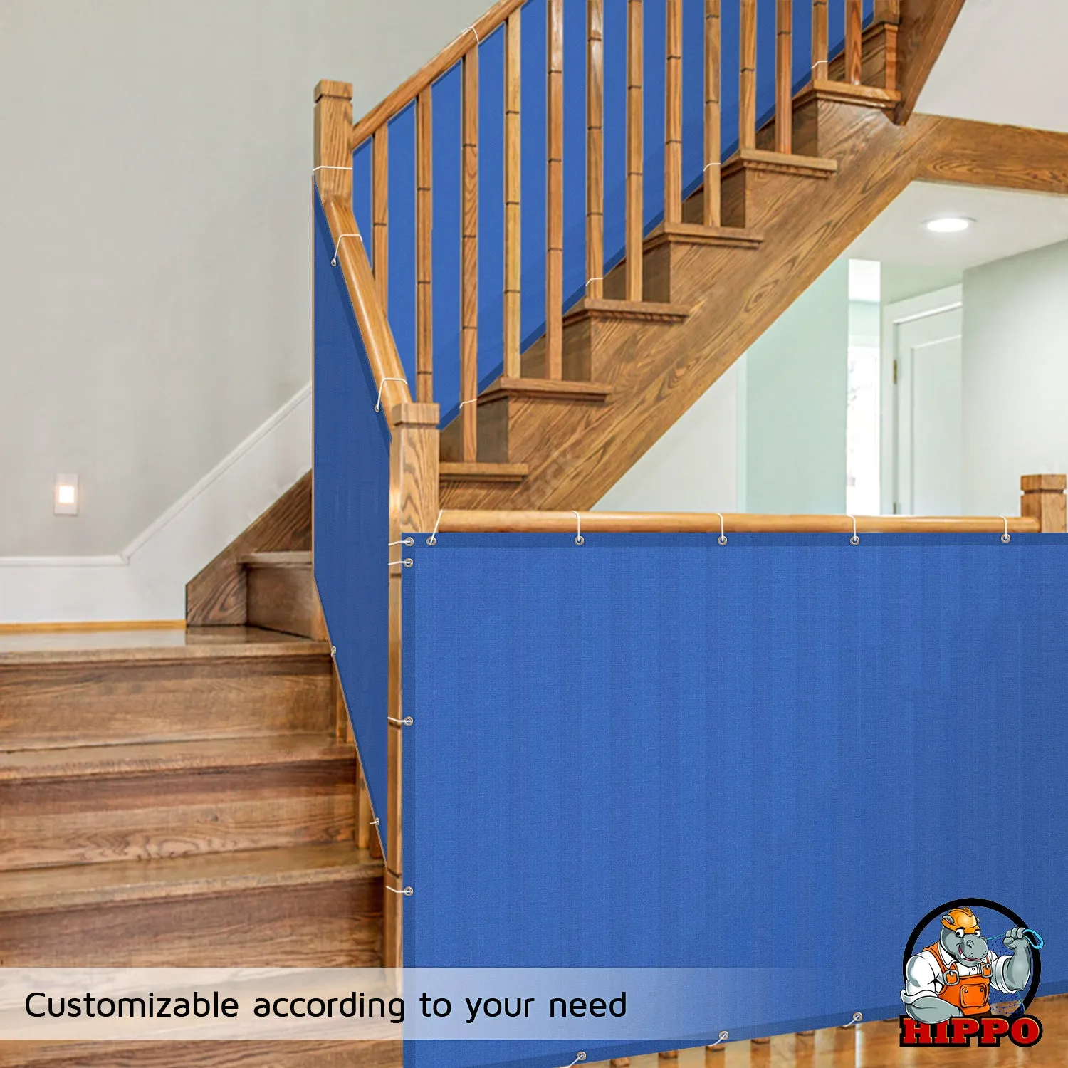 Self Folded Balcony Safety Net - High Vision Block