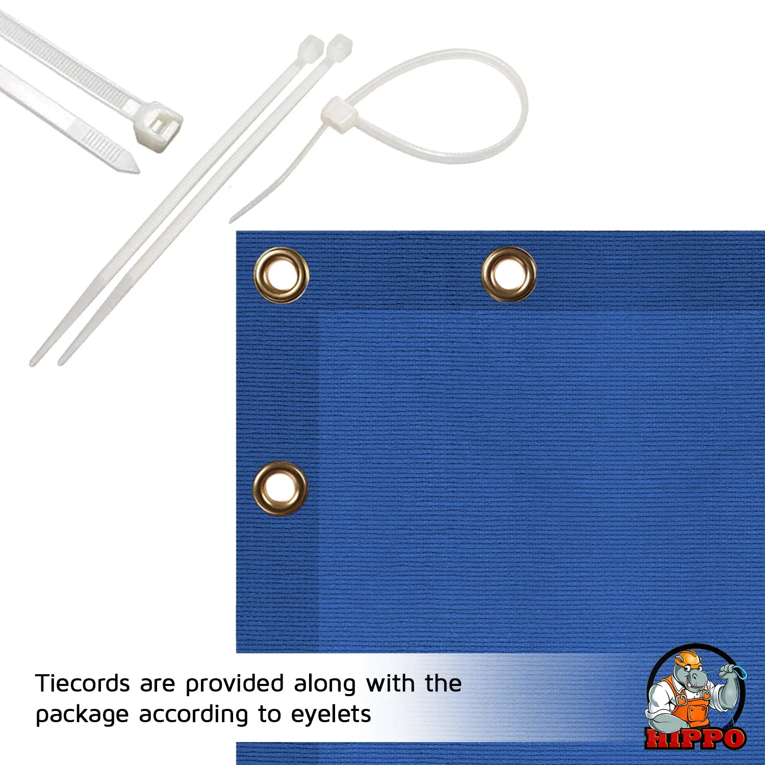 Self Folded Balcony Safety Net - High Vision Block