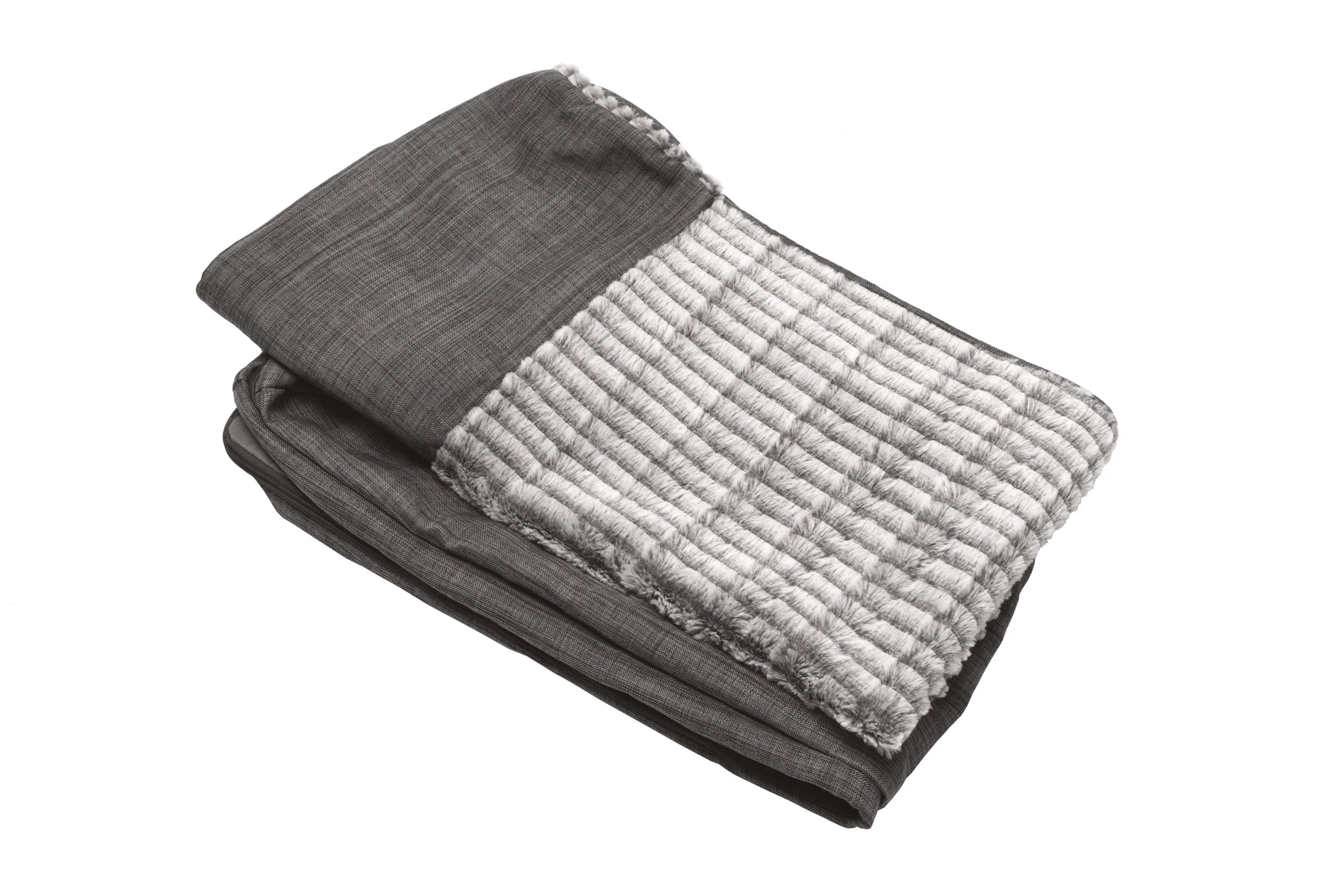 Sofa Dog Bed - Luxe Fur & Performance Linen - Cover