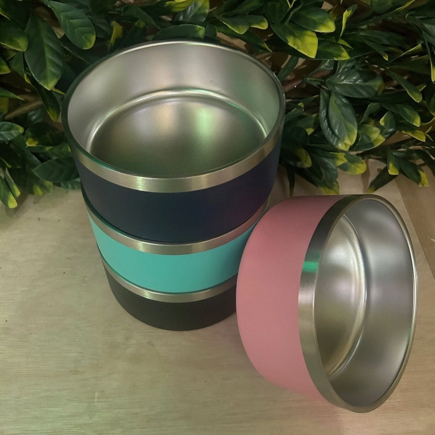 Stainless Steel Non-Slip Dog Bowl and Thermo mug