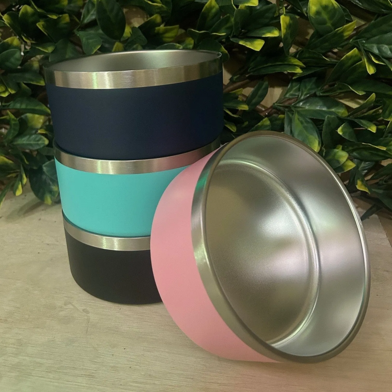 Stainless Steel Non-Slip Dog Bowl and Thermo mug