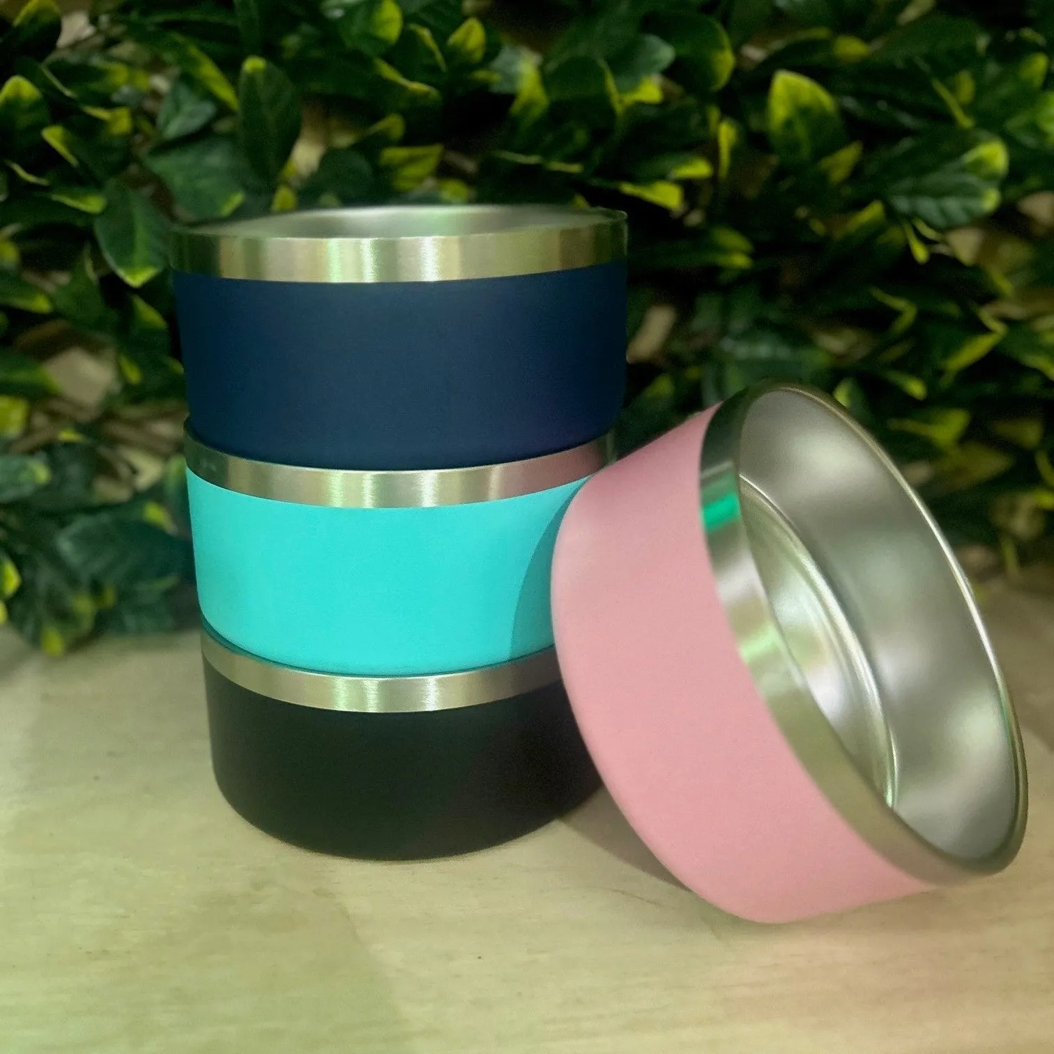 Stainless Steel Non-Slip Dog Bowl and Thermo mug