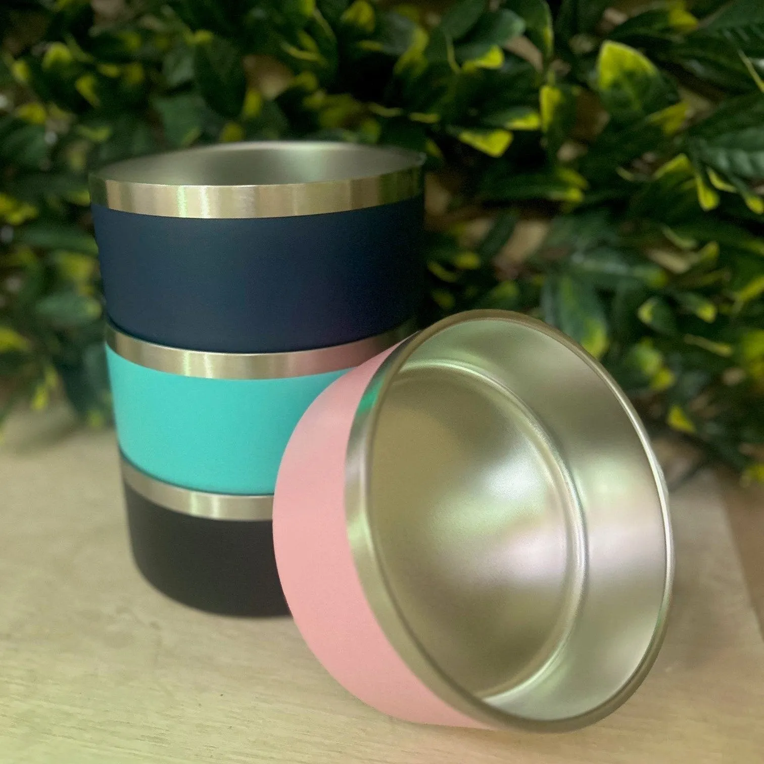 Stainless Steel Non-Slip Dog Bowl and Thermo mug