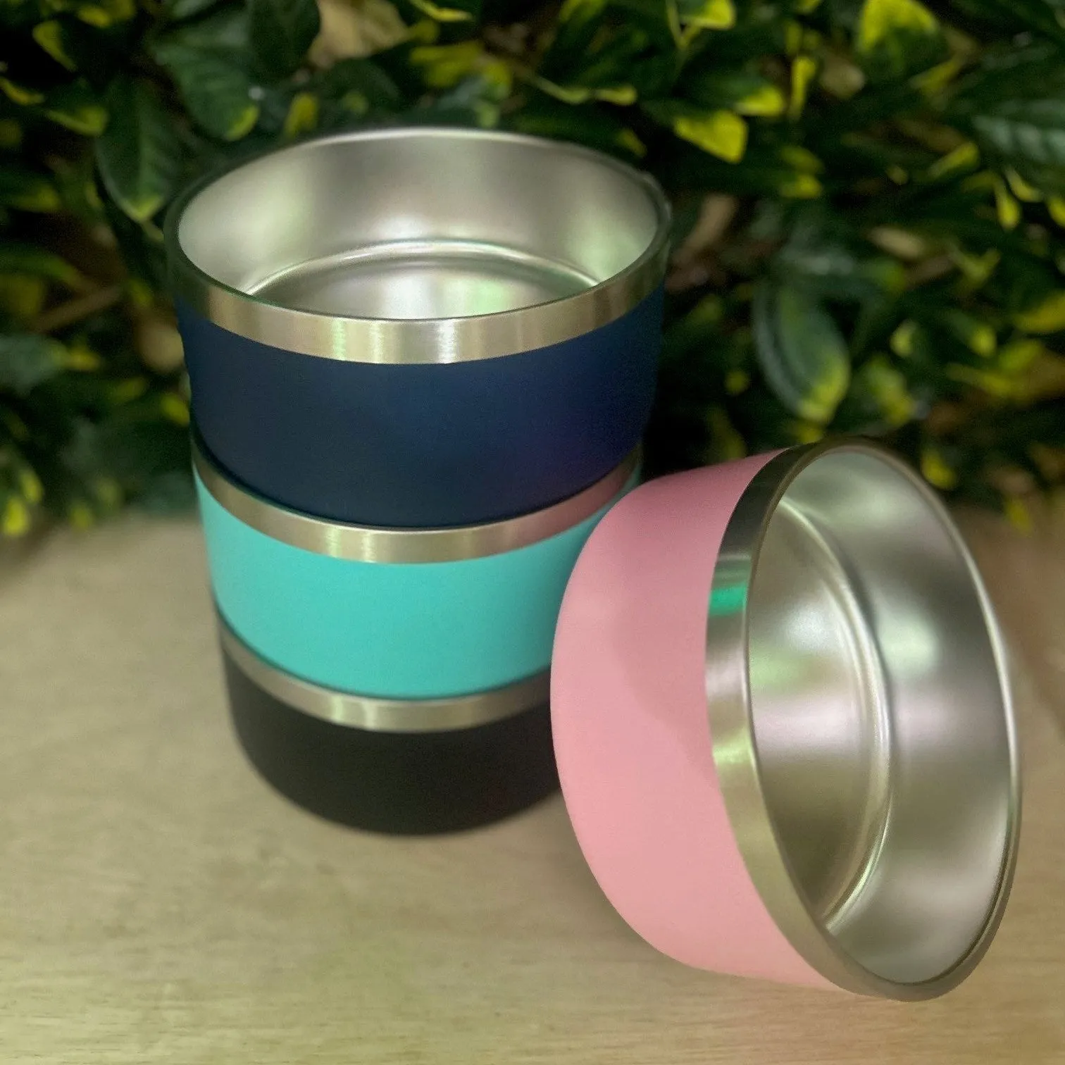 Stainless Steel Non-Slip Dog Bowl and Thermo mug
