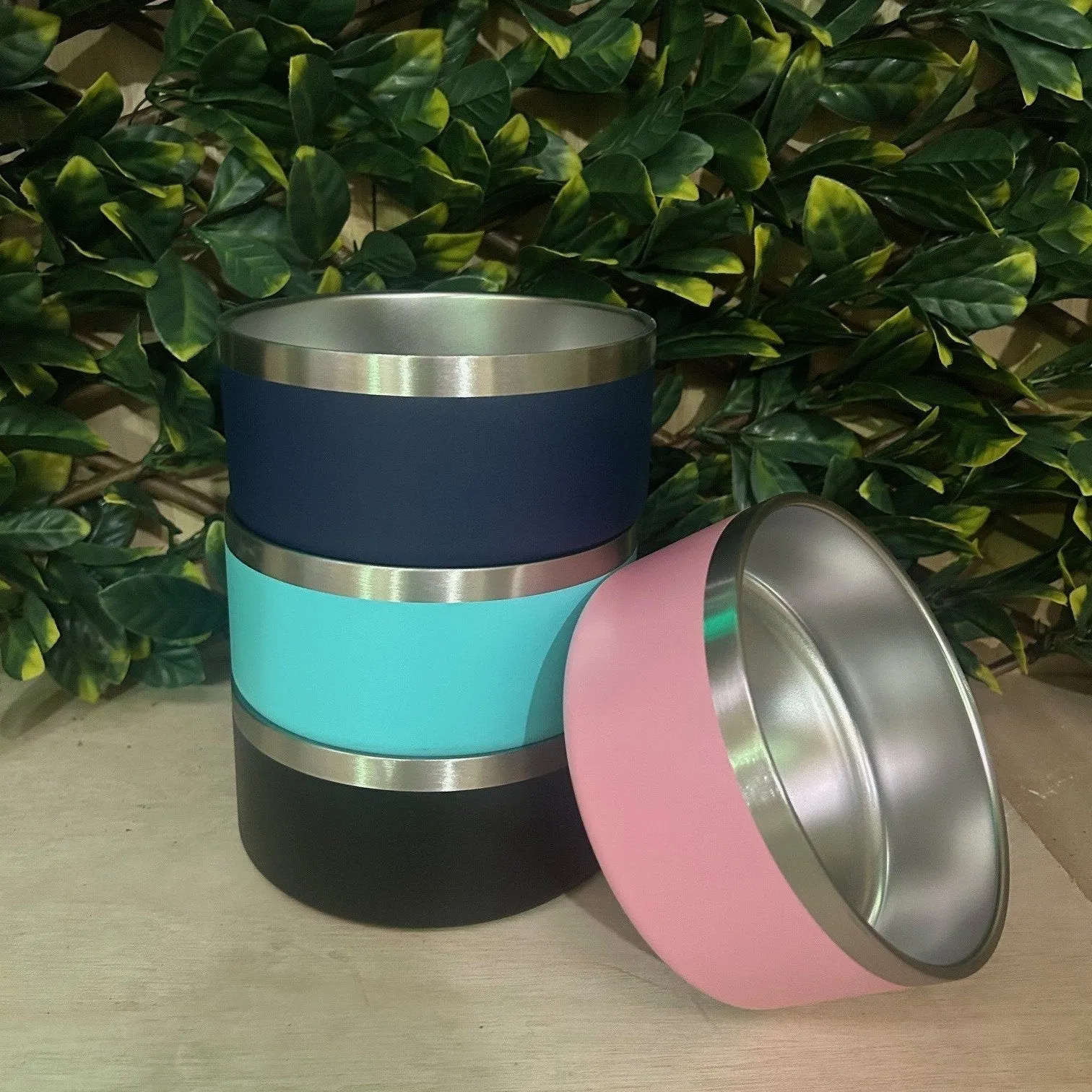 Stainless Steel Non-Slip Dog Bowl and Thermo mug