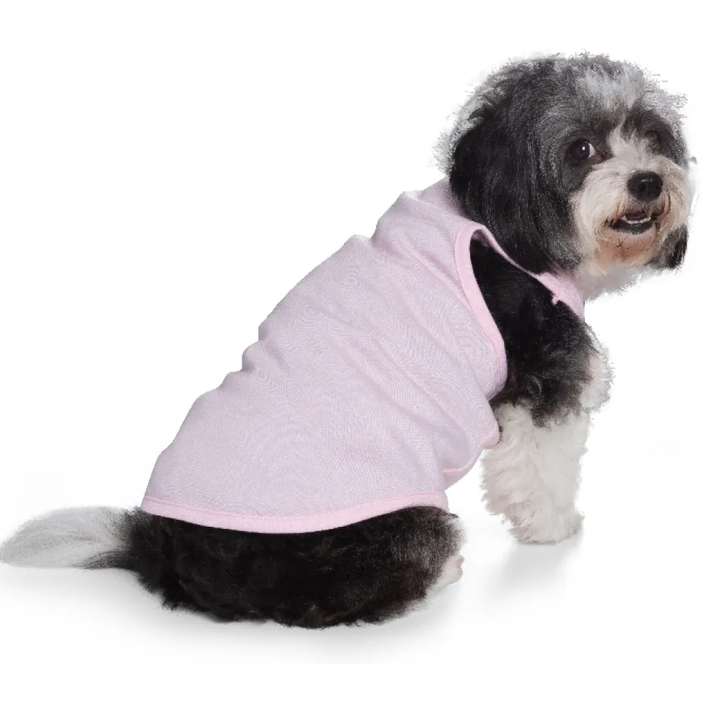 Talking Dog Club Tanky's Tank Tops for Dogs and Cats (Pink)
