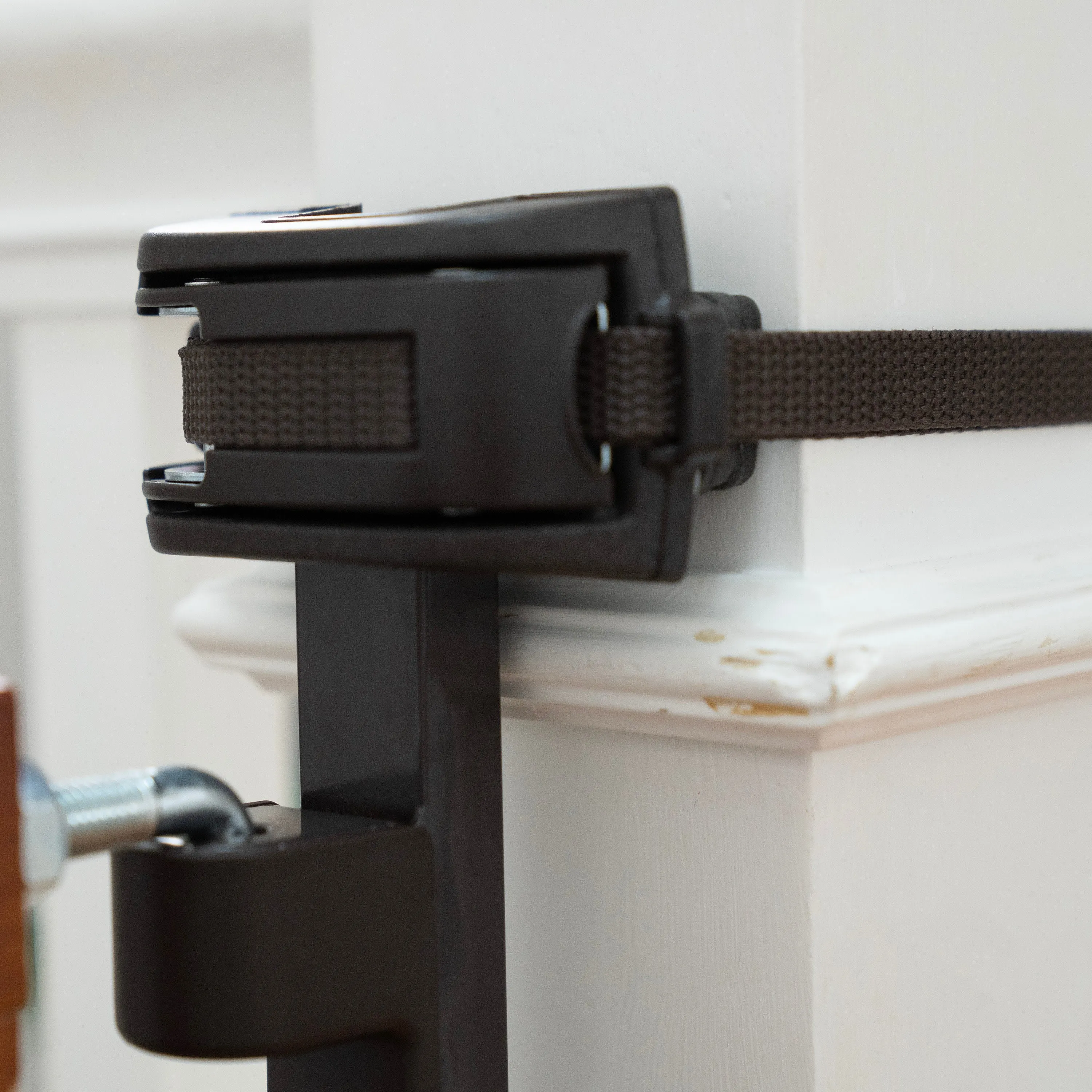 The Stairway  48W Series Pet and Baby Gate with Dual Banister Kit, Openings 32 to 48 Wide, 33" Tall
