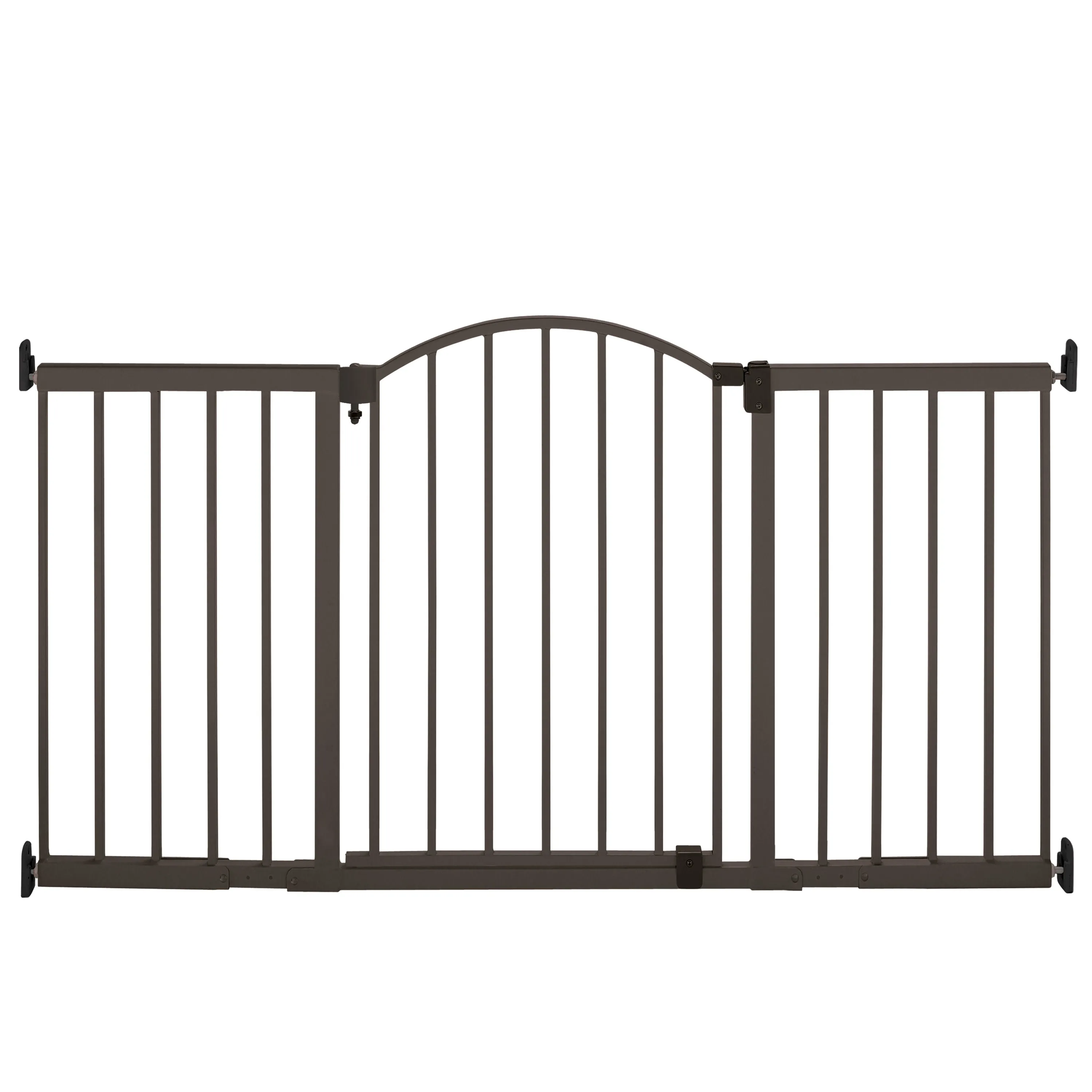 The Thruway 72XW Series Pet and Baby Metal Gate, Openings 44-72 wide, 36" tall - Bronze