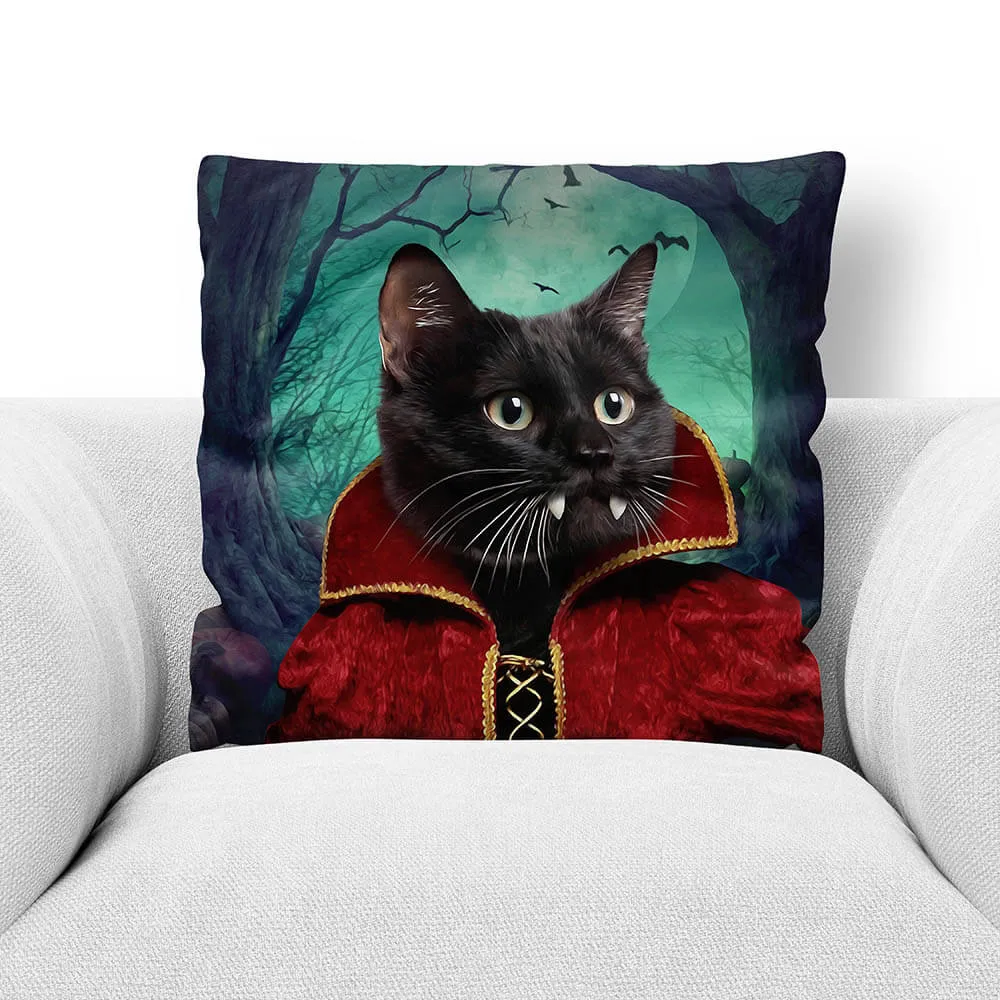 VAMPIRACLE - CUSTOM PET PORTRAIT THROW PILLOW
