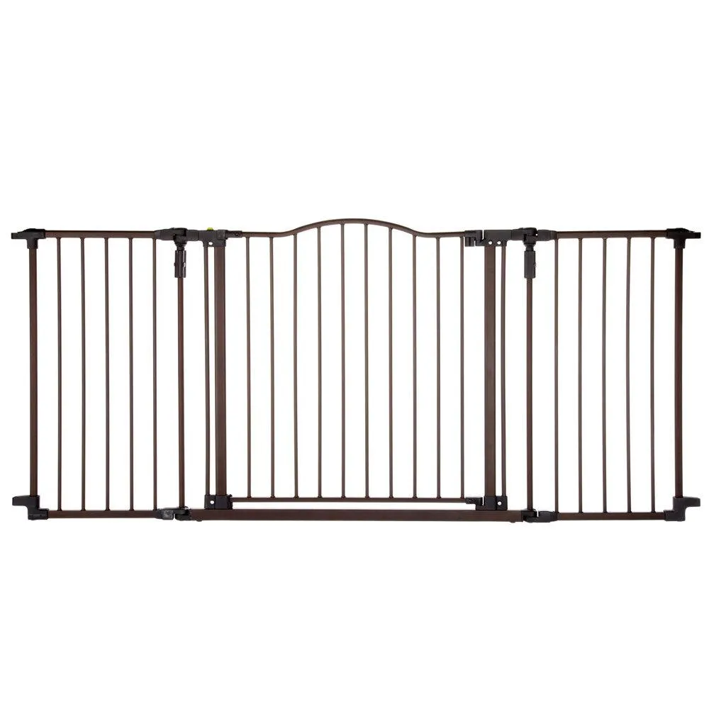 Wall Mounted Pet Gate - Fits Openings 28" - 31.5" wide - North States Deluxe Décor