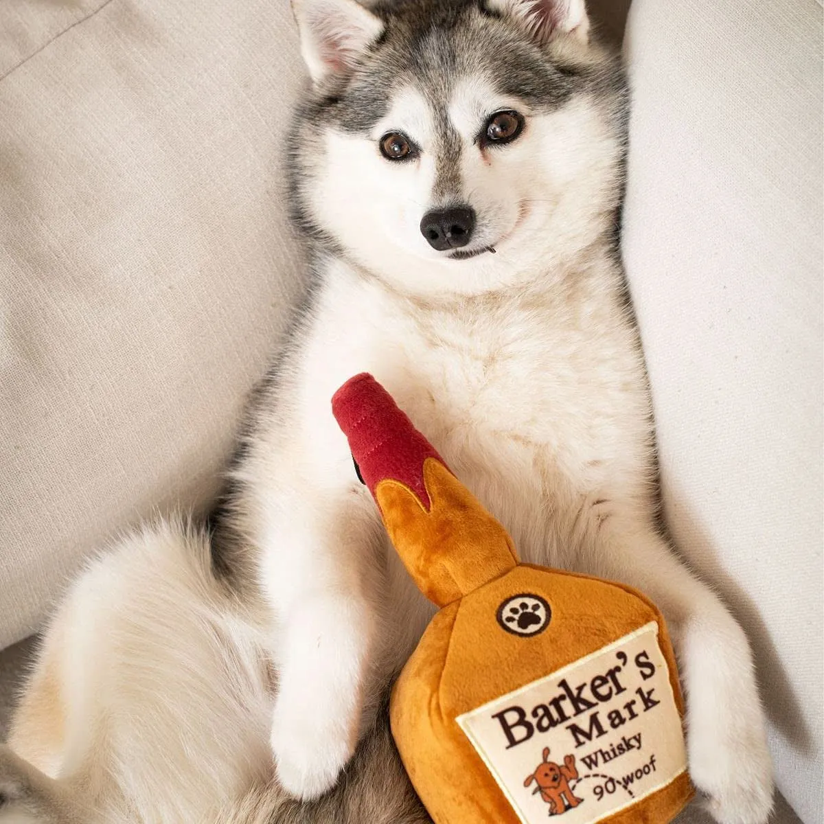 Yappy Hour Funny Dog Toy with Squeaker | Large